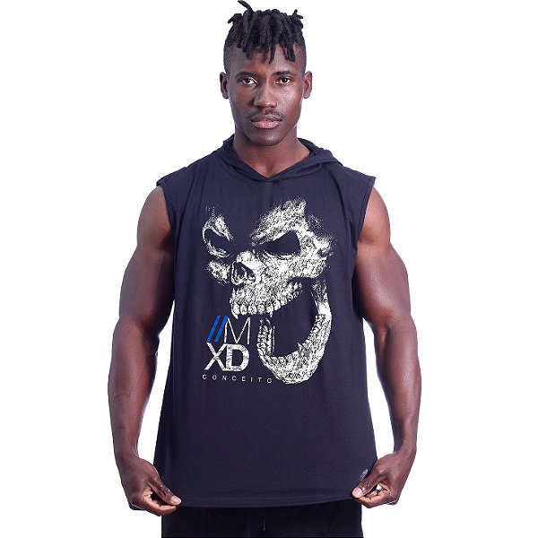 Regata Longline com Touca MXD Conceito Caveira de Gorila