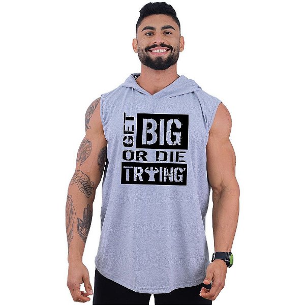 Regata Longline com Touca MXD Conceito Get Big Or Die Trying