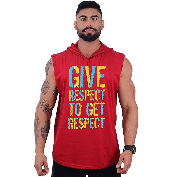 Regata Longline com Touca MXD Conceito Give Respect To Get Respect