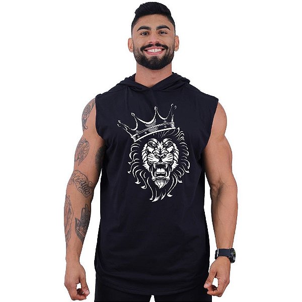 Regata Longline com Touca MXD Conceito Leão Com Coroa