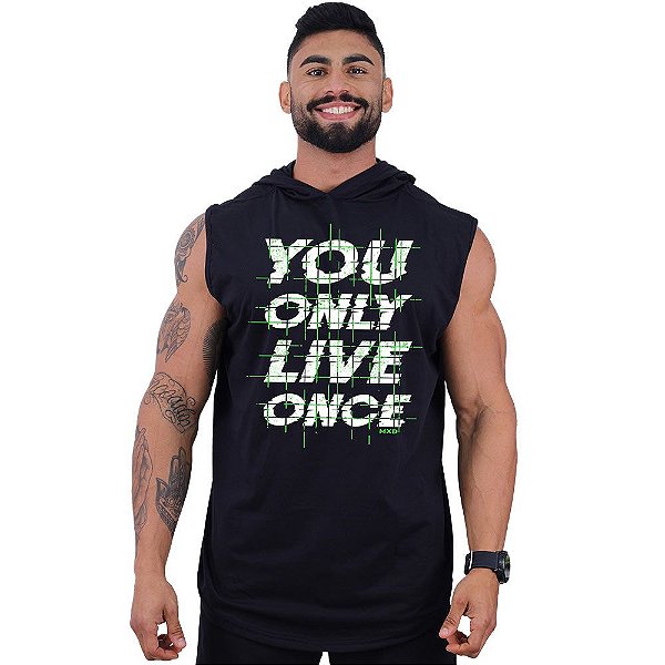 Regata Longline com Touca MXD Conceito You Only Live Once