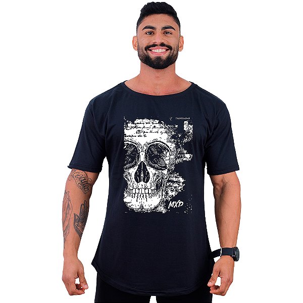 Camiseta Morcegão Masculina MXD Conceito Caveira