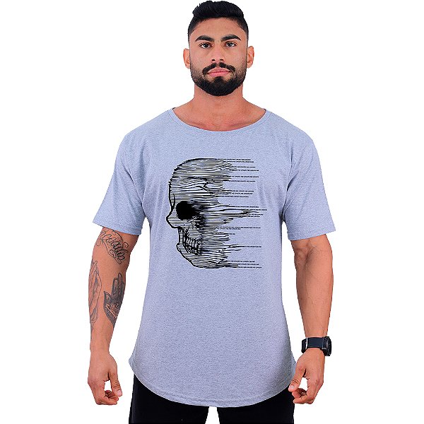 Camiseta Morcegão Masculina MXD Conceito Caveira Desintegrada