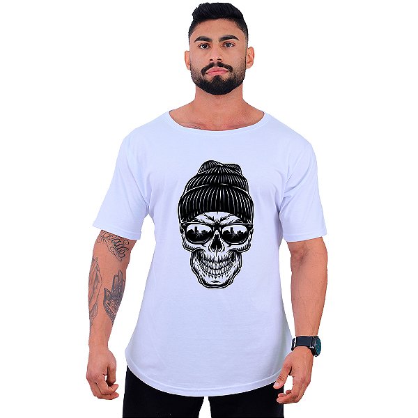 Camiseta Morcegão Masculina MXD Conceito Caveira Estilosa