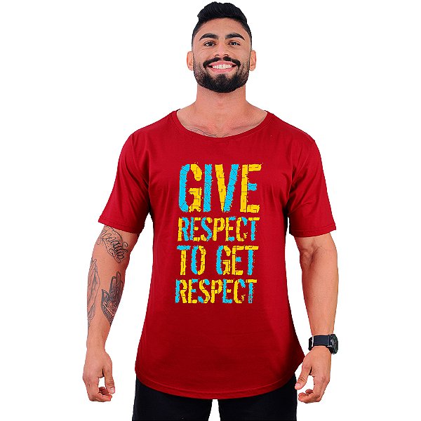 Camiseta Morcegão Masculina MXD Conceito Give Respect To Get Respect