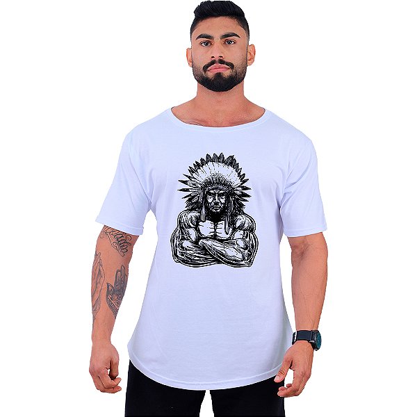 Camiseta Morcegão Masculina MXD Conceito Índio Musculoso