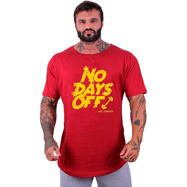 Camiseta Morcegão Masculina MXD Conceito No Days Off Halteres