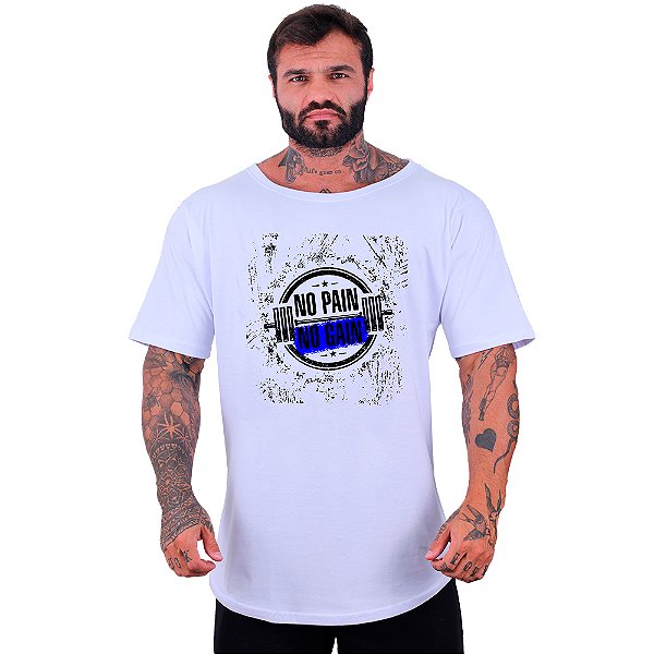 Camiseta Morcegão Masculina MXD Conceito No Pain No Gain
