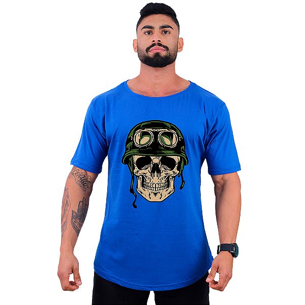 Camiseta Morcegão Masculina MXD Conceito Soldier Skull
