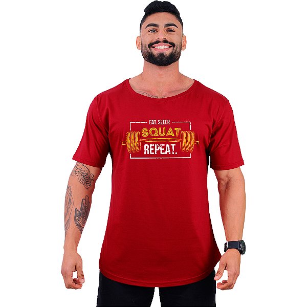 Camiseta Morcegão Masculina MXD Conceito Squat Repeat