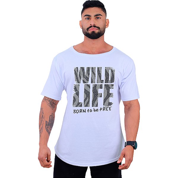 Camiseta Morcegão Masculina MXD Conceito Wild Life Born To Be Free