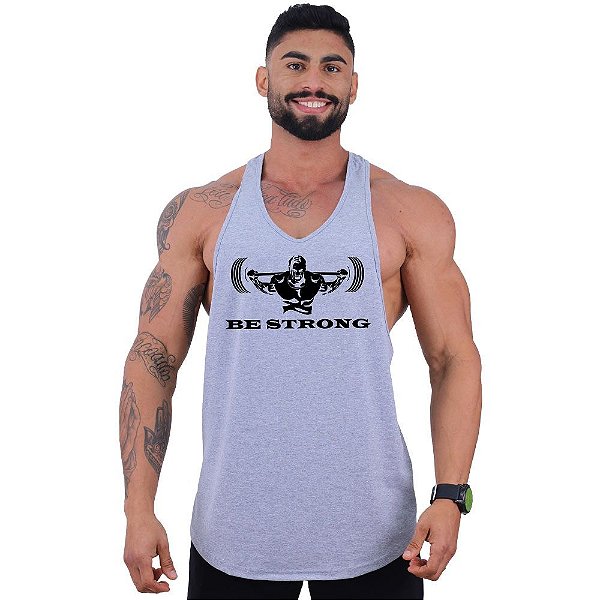 Regata Longline Super Cavada Masculina MXD Conceito Be Strong