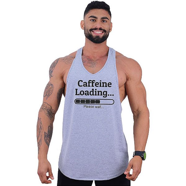 Regata Longline Super Cavada Masculina MXD Conceito Caffeine Loading