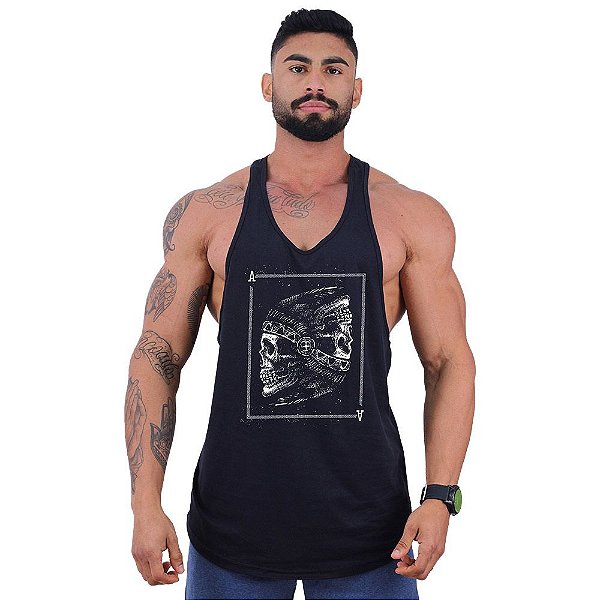 Regata Longline Super Cavada Masculina MXD Conceito Carta Indígena