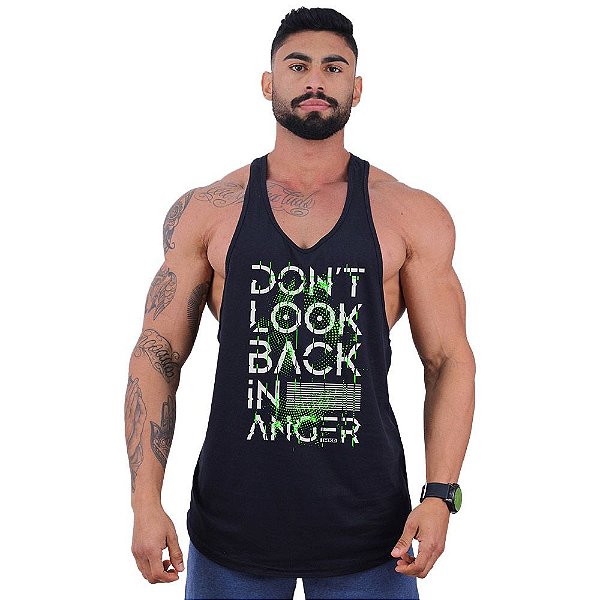 Regata Longline Super Cavada Masculina MXD Conceito Don't Look Back In Anger