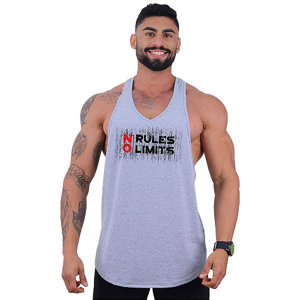 Regata Longline Super Cavada Masculina MXD Conceito No Rules No Limits