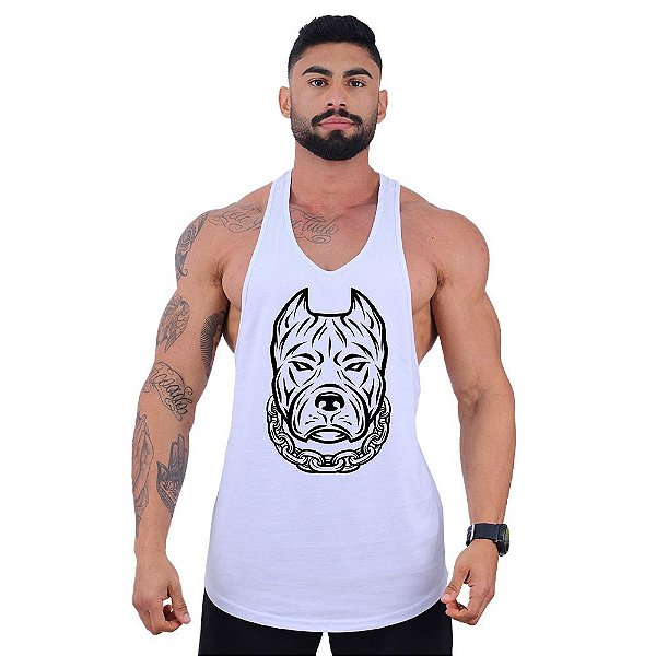 Regata Longline Super Cavada Masculina MXD Conceito Pitbull