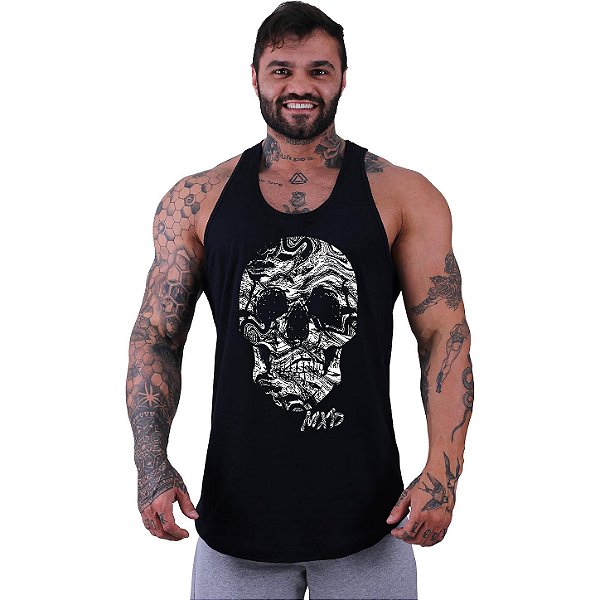 Regata Longline Masculina MXD Conceito Caveira Liquida