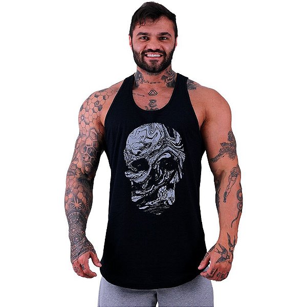 Regata Longline Masculina MXD Conceito Caveira Liquida