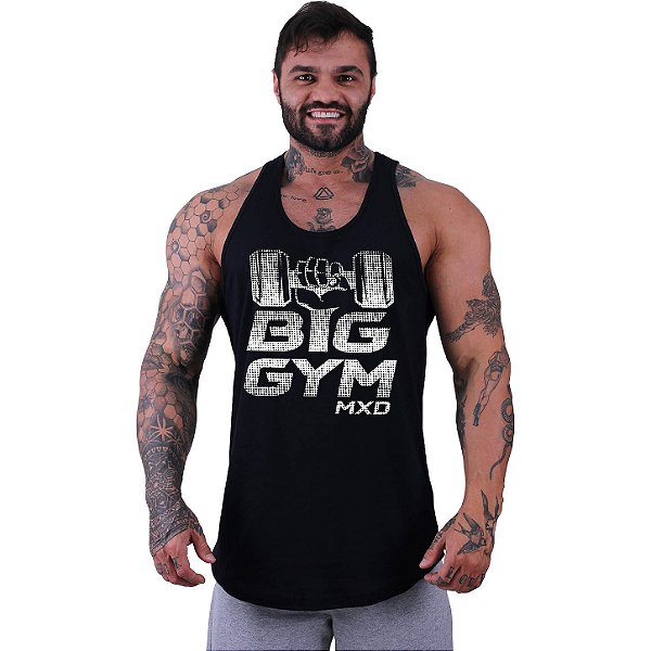 Regata Longline Masculina MXD Conceito Big Gym