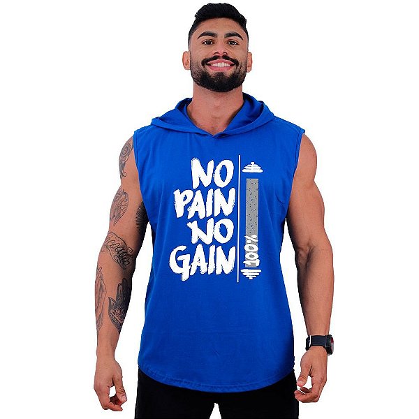 Regata Longline com Touca MXD Conceito No Pain No Gain 100%