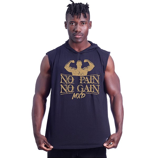 Regata Longline com Touca MXD Conceito No Pain No Gain Strong