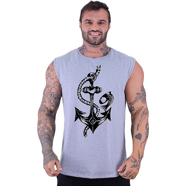 Regata Machão Longline Sem Manga MXD Conceito Âncora