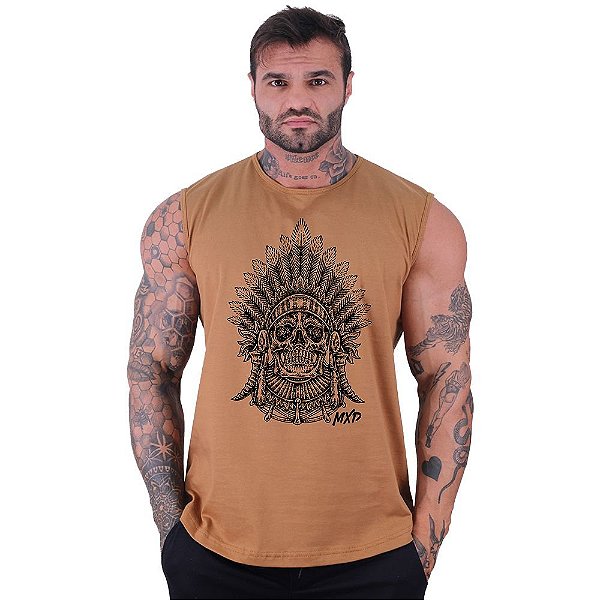 Regata Machão Longline Sem Manga MXD Conceito Cacique MXD