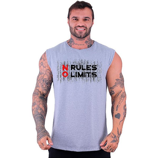 Regata Machão Longline Sem Manga MXD Conceito No Rules No Limits