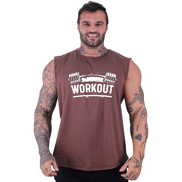 Regata Machão Longline Sem Manga MXD Conceito Workout