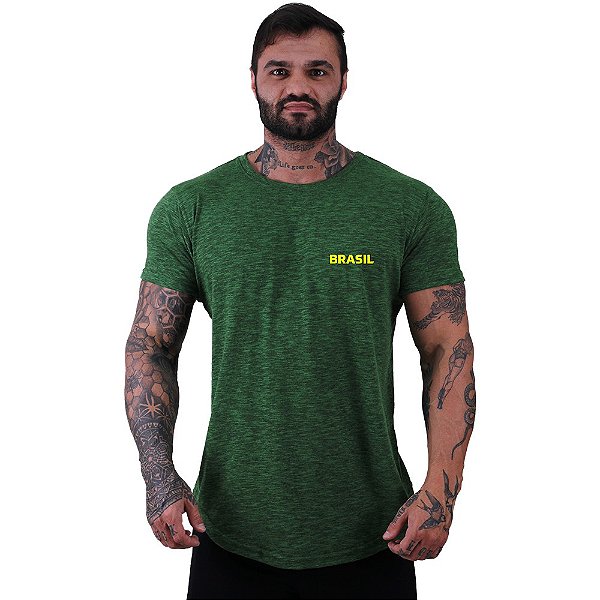 Camiseta Longline Masculina MXD Conceito Brasil