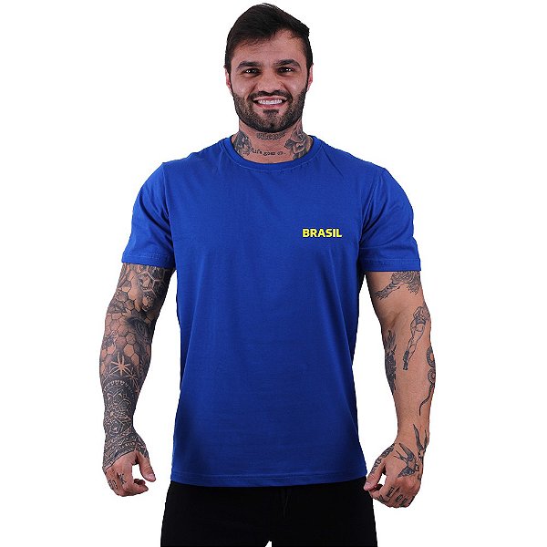 Camiseta Tradicional Masculina MXD Conceito Brasil