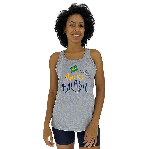 Regata Feminina MXD Conceito Bora Brasil