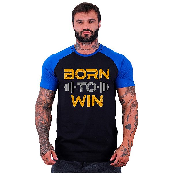 Camiseta Tradicional Manga Curta MXD Conceito Born To Win