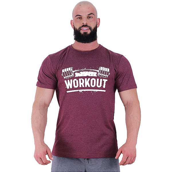 Camiseta Tradicional Masculina Manga Curta MXD Conceito Workout Barra
