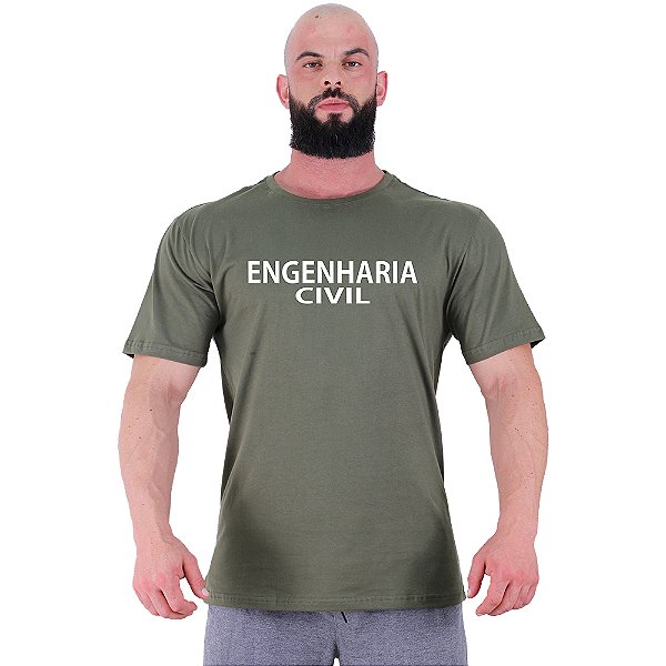 Camiseta Tradicional Universitária Engenharia Civil