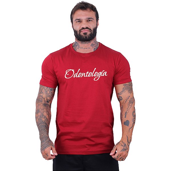 Camiseta Tradicional Universitária Odontologia