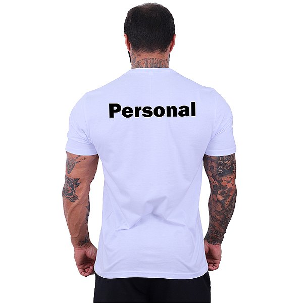 Camiseta Tradicional Universitária Personal Costas