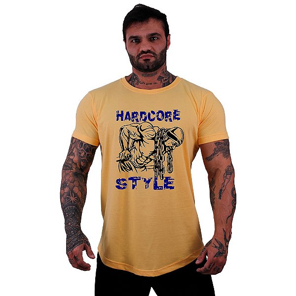 Camiseta Longline Manga Curta MXD Conceito Hardcore Style