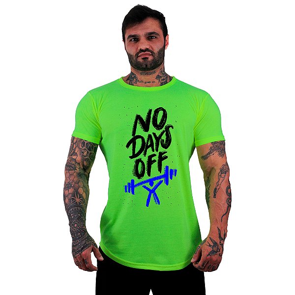 Camiseta Longline Manga Curta MXD Conceito No Days Off