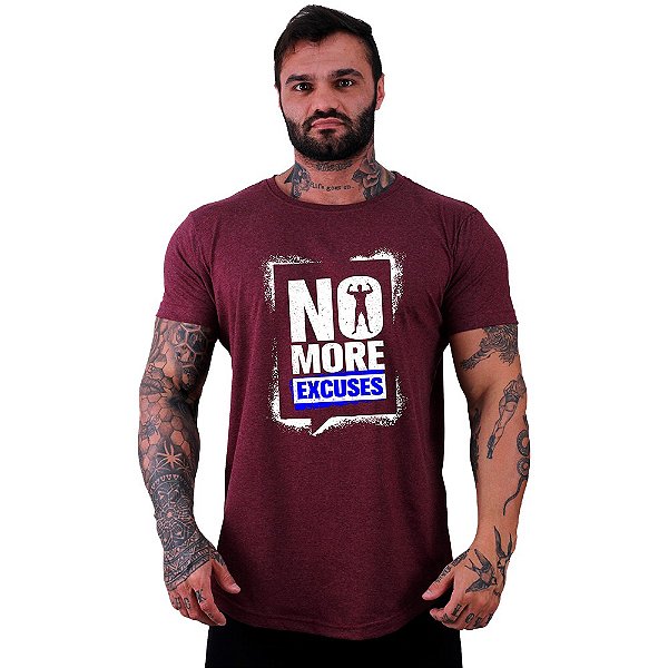 Camiseta Longline Manga Curta MXD Conceito No More Excuses