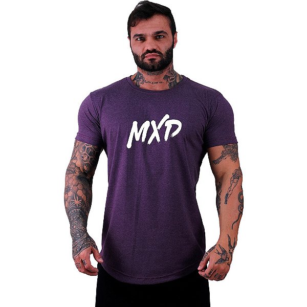 Camiseta Longline Masculina Manga Curta MXD Conceito Classic