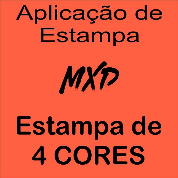 Aplicação de Estampa 4 Cores
