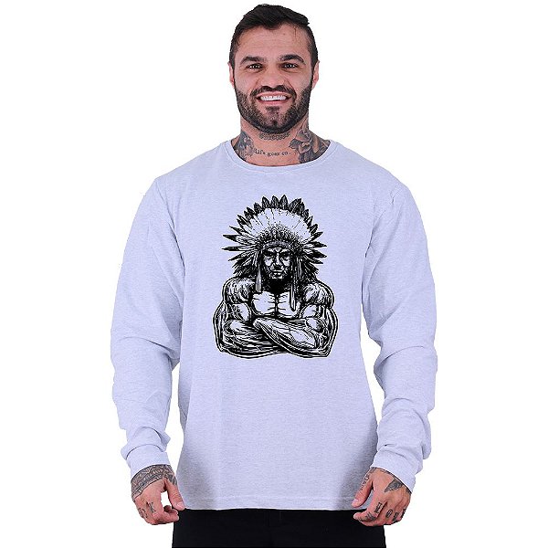 Blusa Moletom Basic Masculina MXD Conceito Sem Touca Cacique Musculoso