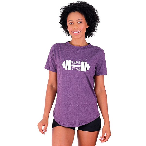 Camiseta Longline Feminina MXD Conceito Lifestyle