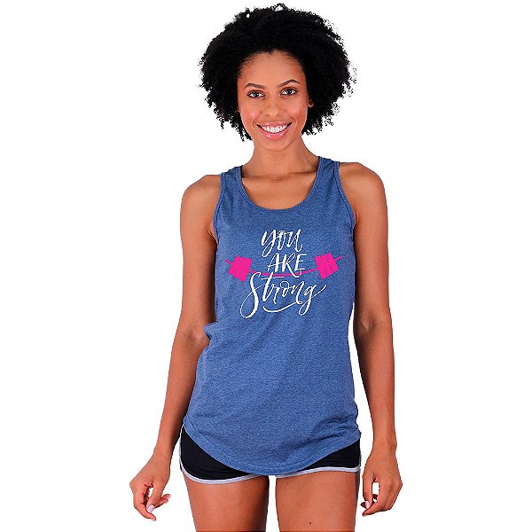 Regata Longline Feminina MXD Conceito You Are Strong