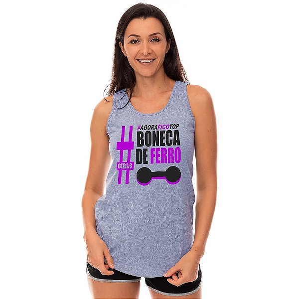 Regata Longline Feminina MXD Conceito Boneca De Ferro