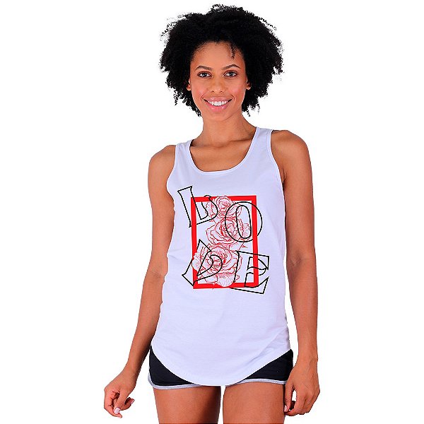 Regata Longline Feminina MXD Conceito Love