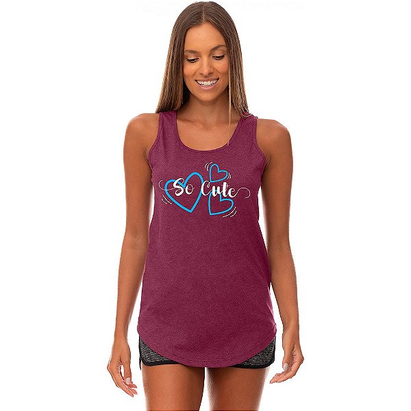 Regata Longline Feminina MXD Conceito So Cute Tão Fofo