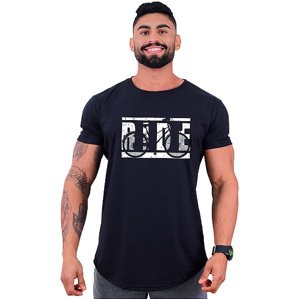 Camiseta Longline MXD Conceito MTB Mountain Bike Ride